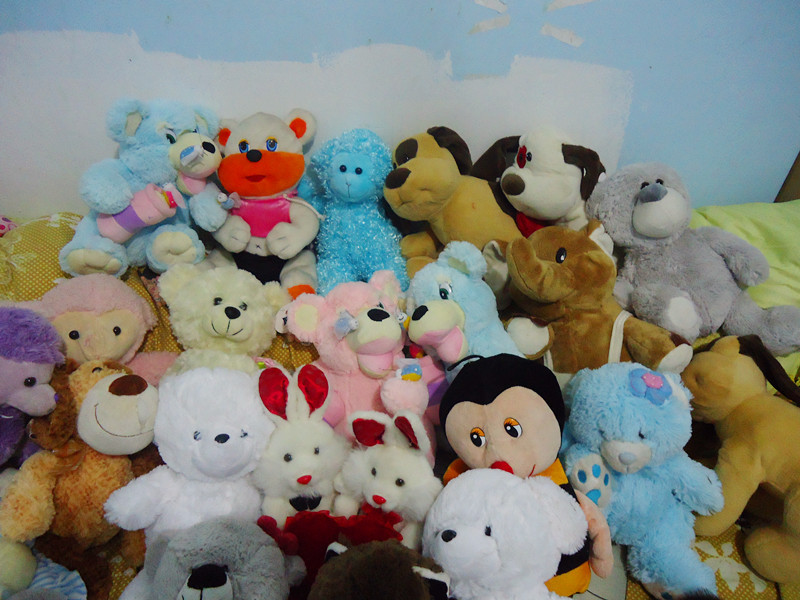 彩凤毛绒玩具 库存玩具 摆地摊 婚庆娃娃 小公仔批发 30-40厘米