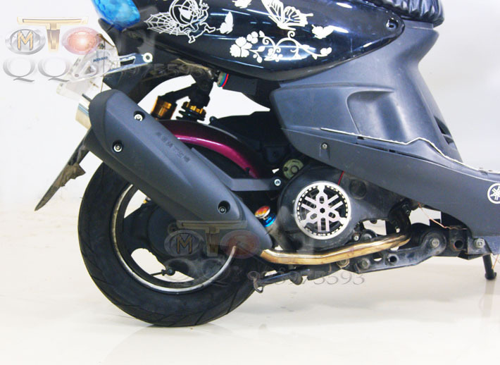 摩托车排气管鬼火改装排气管rsz改装件雅马哈福喜排气管巧格毒蛇