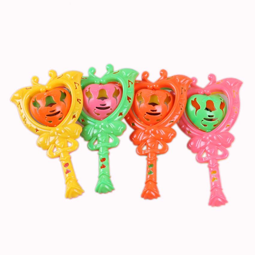 二元店(爱心手摇铃)2元店 两元店厂家玩具货源批发