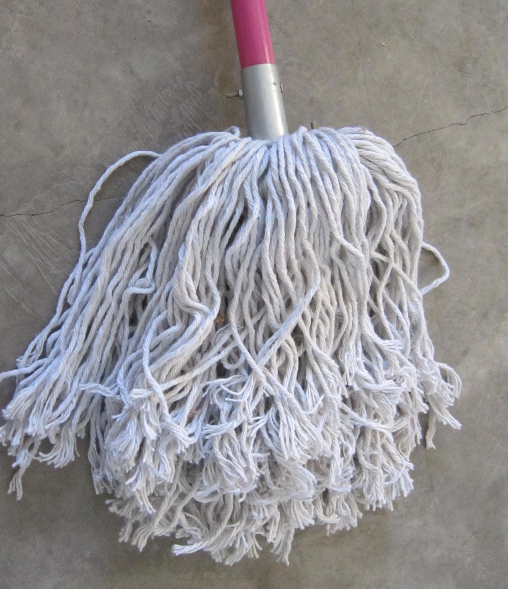 家用拖把批发采购 白色棉布/棉线拖把 清洁更干净