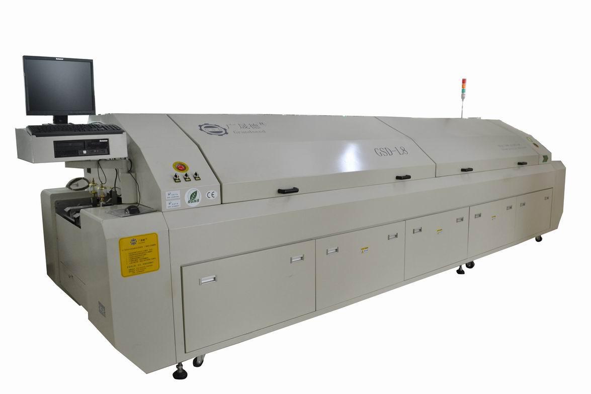 大型八温区无铅回流焊机