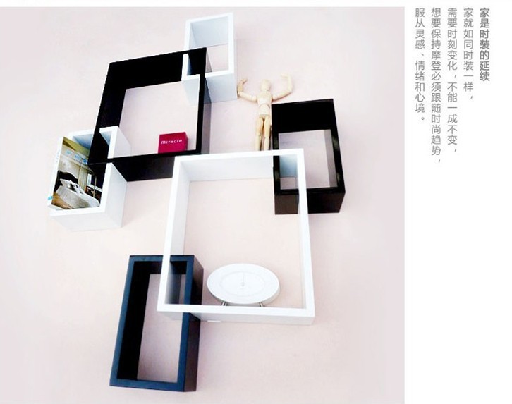 供应 烤漆长方形三联体搁板 隔板 置物架 墙壁架 优质耐用