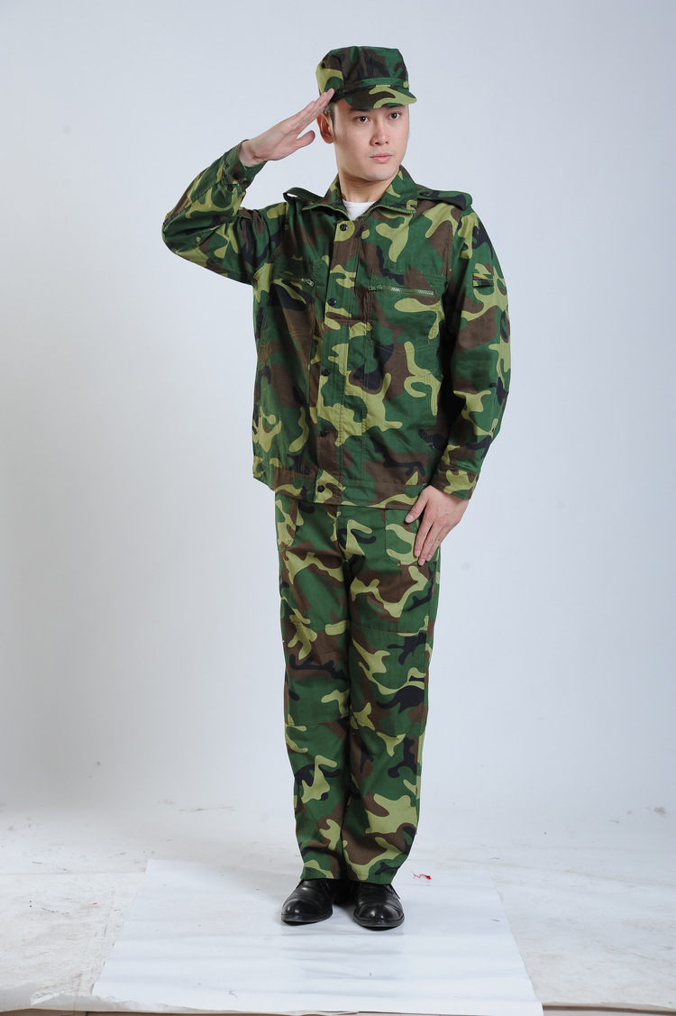 迷彩服军训服作训服87式丛林迷彩迷彩服套装迷彩服套装