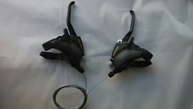 自行车调速转把 saigurn 赛冠 连体指拨 山地车拨把 单车配件图片_5