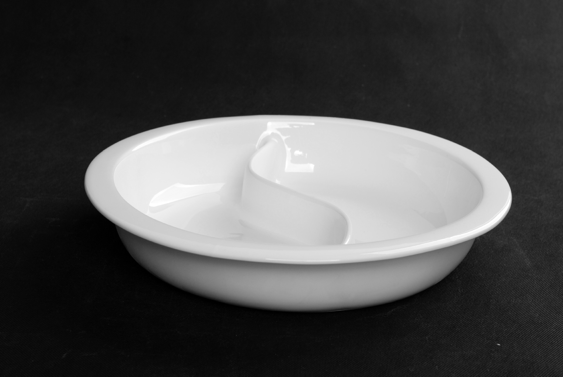 【厂家直销】陶瓷份盆 加厚陶瓷盆 自助餐盆 陶瓷布菲炉盆