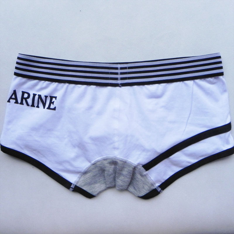 批发男式内裤 日版 u型平角男士内裤 弹力莱卡棉 男装平脚底裤