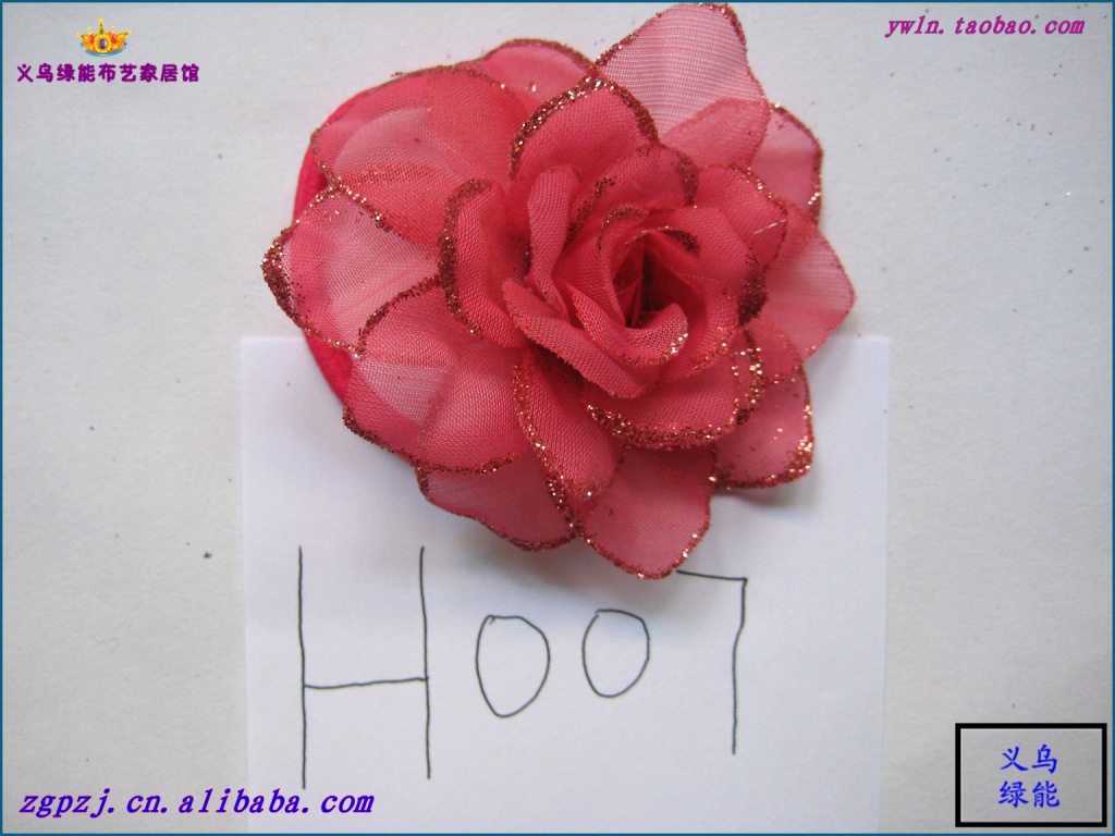 【图】【义乌服饰配件】厂家直销丝绸花 丝绸头花_服装加工设备零部件