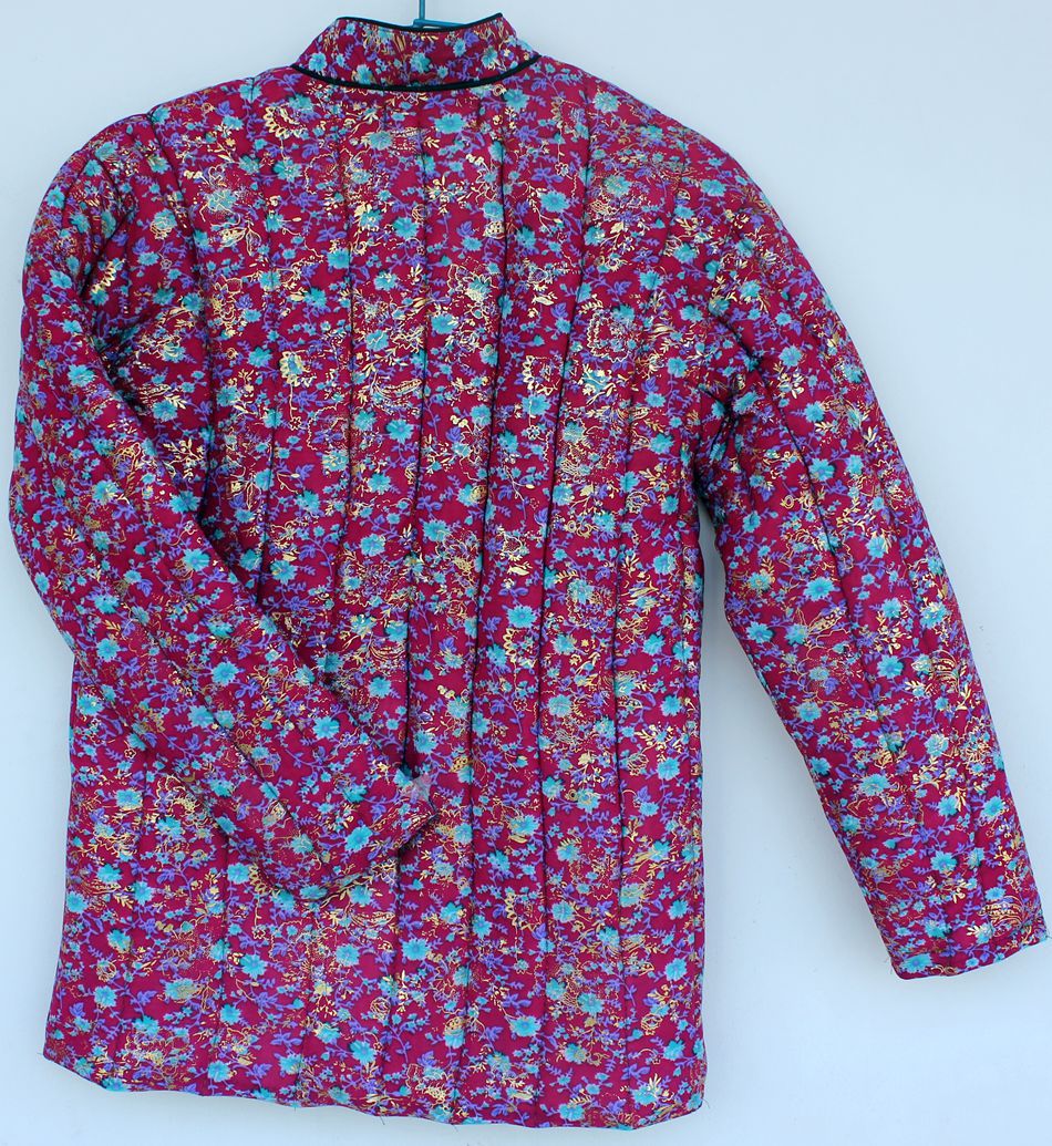 2013新款女式中式立领棉花衣针织天然棉花棉袄