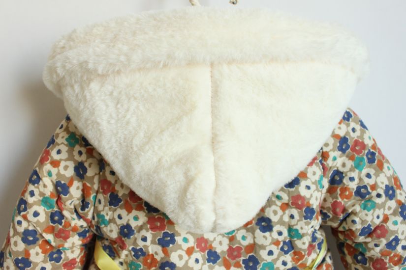 外贸童装韩版女童加厚翠花棉衣棉袄加绒棉服