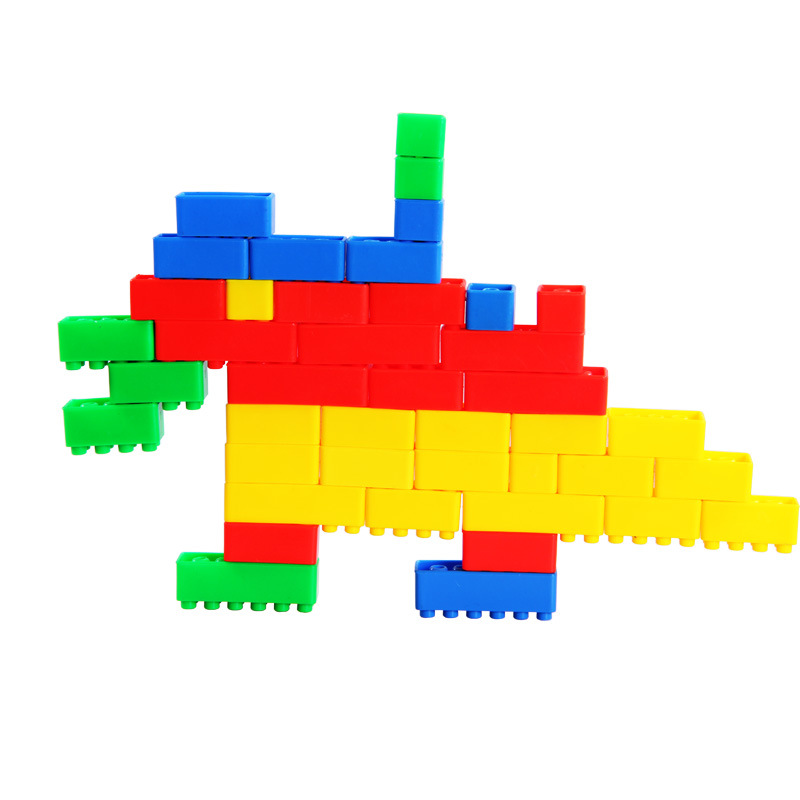 350g乐高式方块积木 幼教积木 拼插塑料玩具幼儿园教具儿童玩具