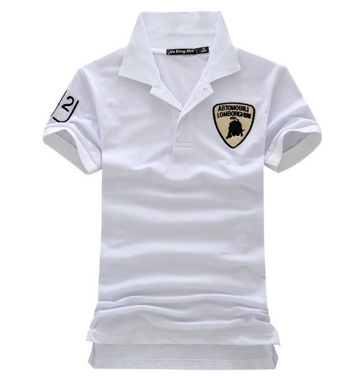 服装鞋帽箱包,钟表眼镜 男装 男式t恤 男装兰博基尼夏装 纯棉男士polo