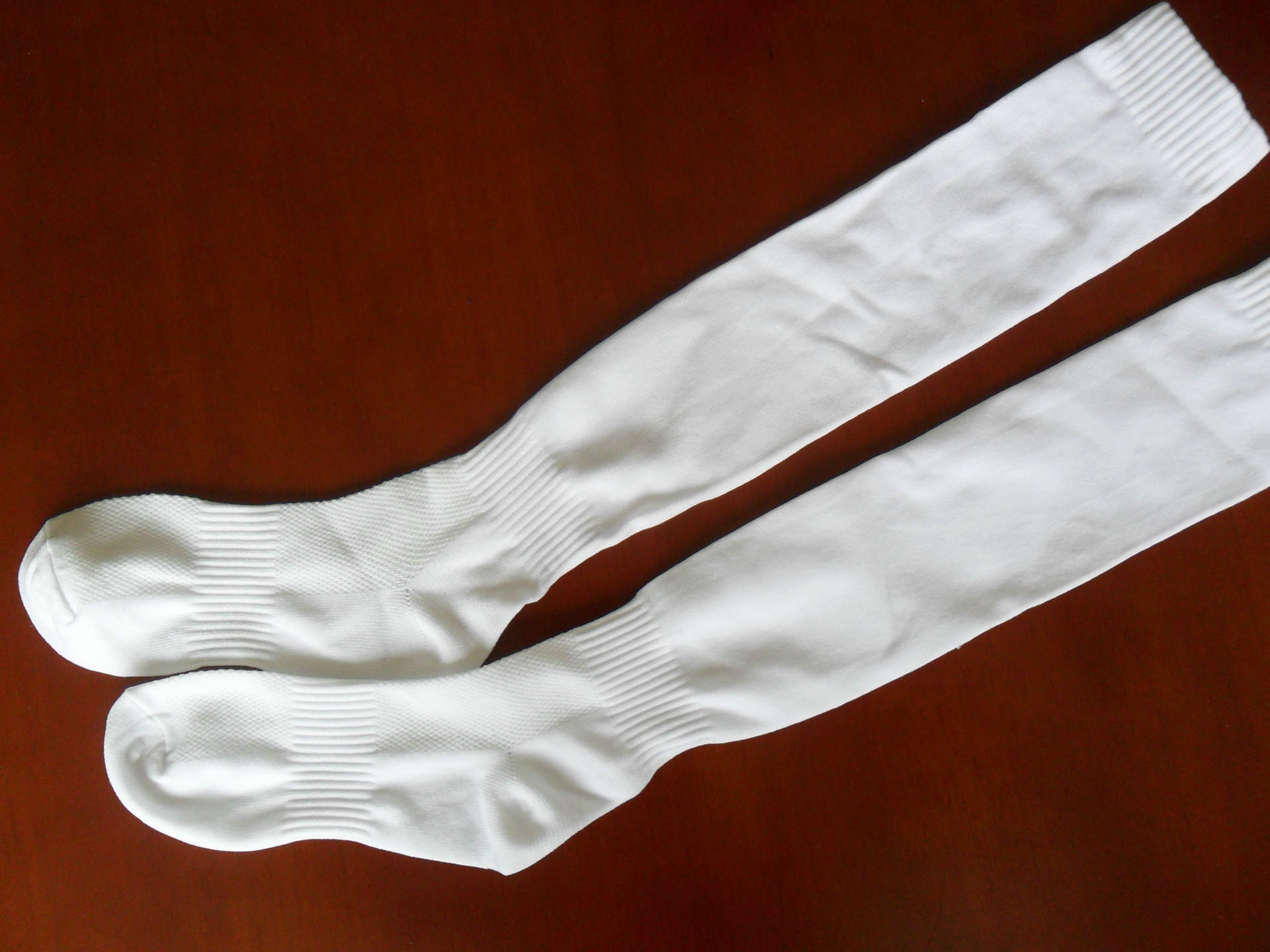 【特价供应】外贸足球袜 白色运动足球袜 外单清仓