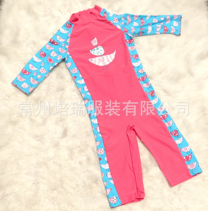 【男童分体泳衣 中小童半袖游泳衣 儿童冲浪服