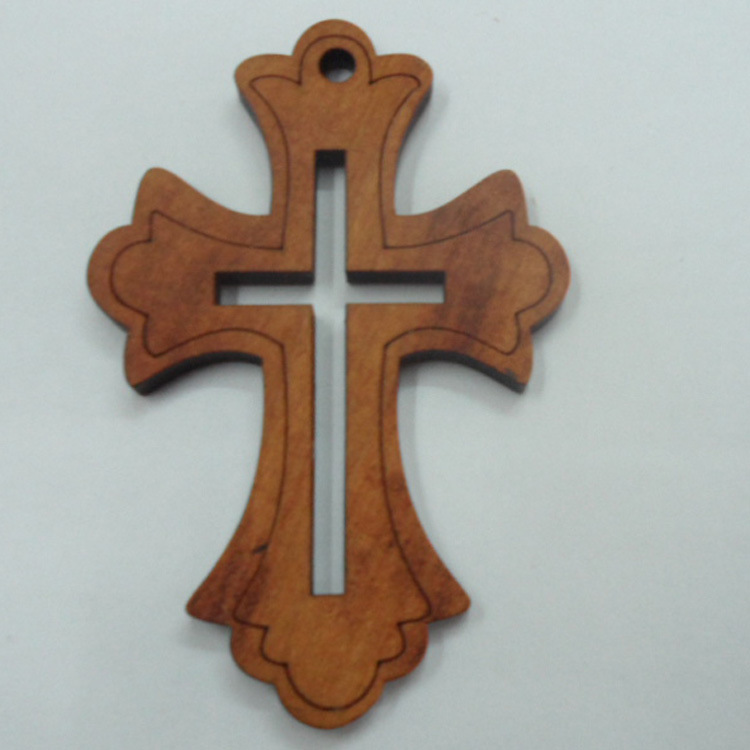 供应木制十字架 天主教十字架 宗教十字架 diy木制工艺品