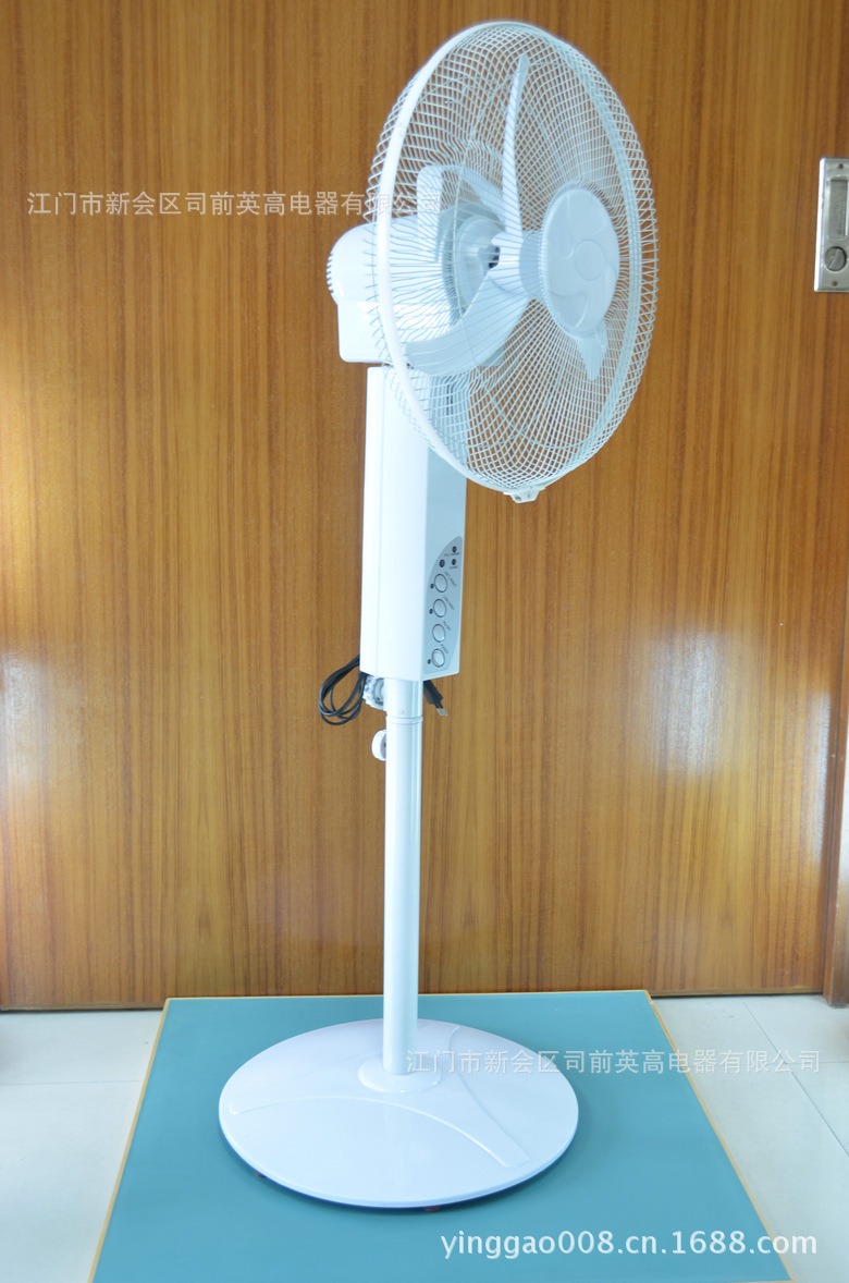 厂家直销 时尚遥控交直流两用电风扇 yg-1918