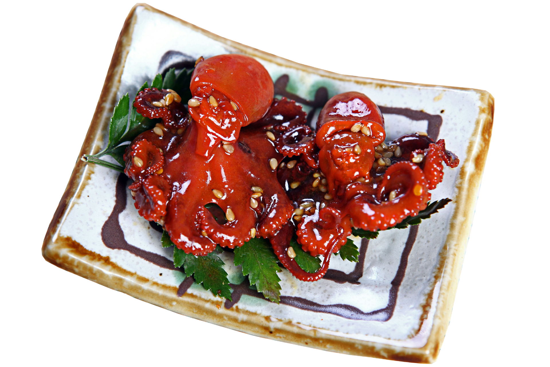 中餐日餐食材 冷冻食品高档寿司料理 洋琪中华小章鱼 芝麻八爪鱼