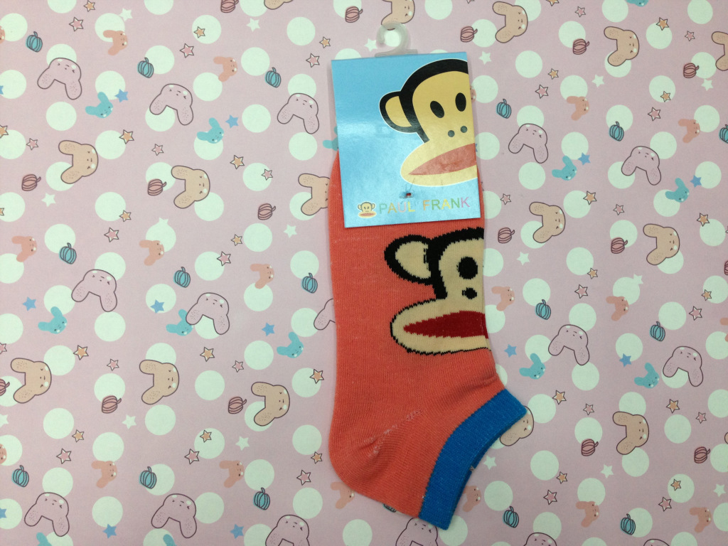 全棉大嘴猴船袜