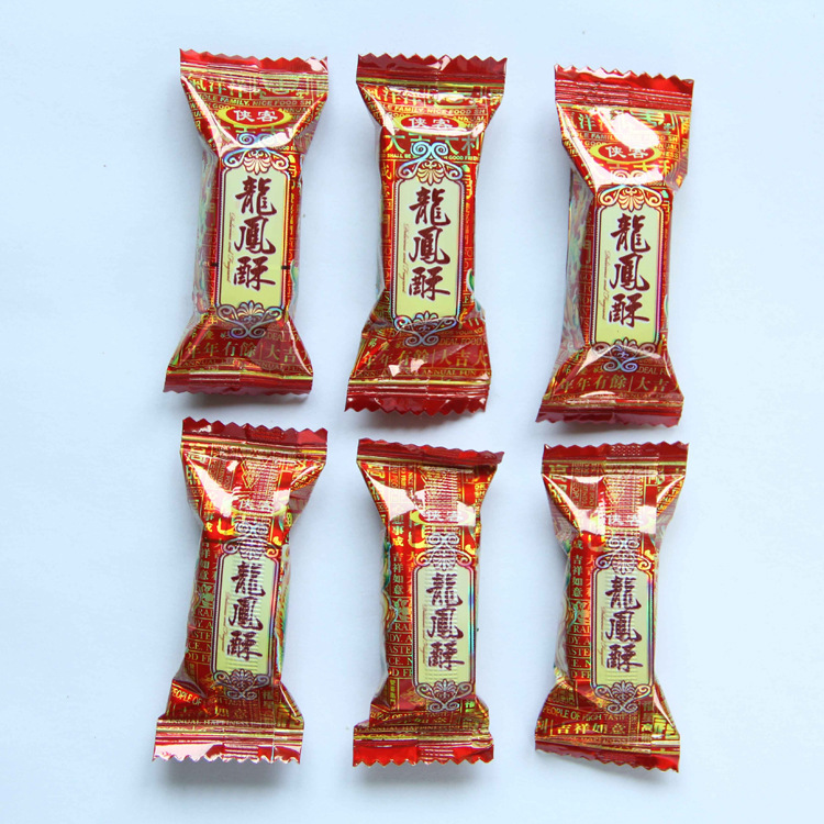 厂家直销 香脆龙凤酥糖 健康独立小包装花生酥糖 喜庆糖果