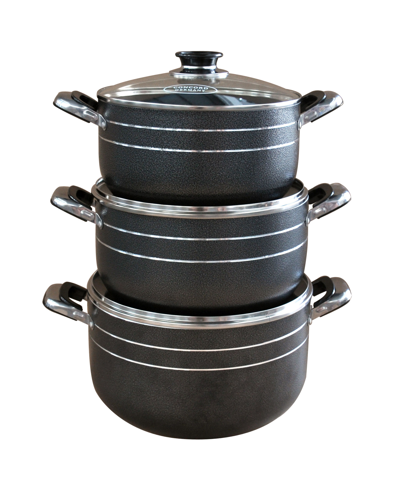 供应铝制不粘锅汤锅套装