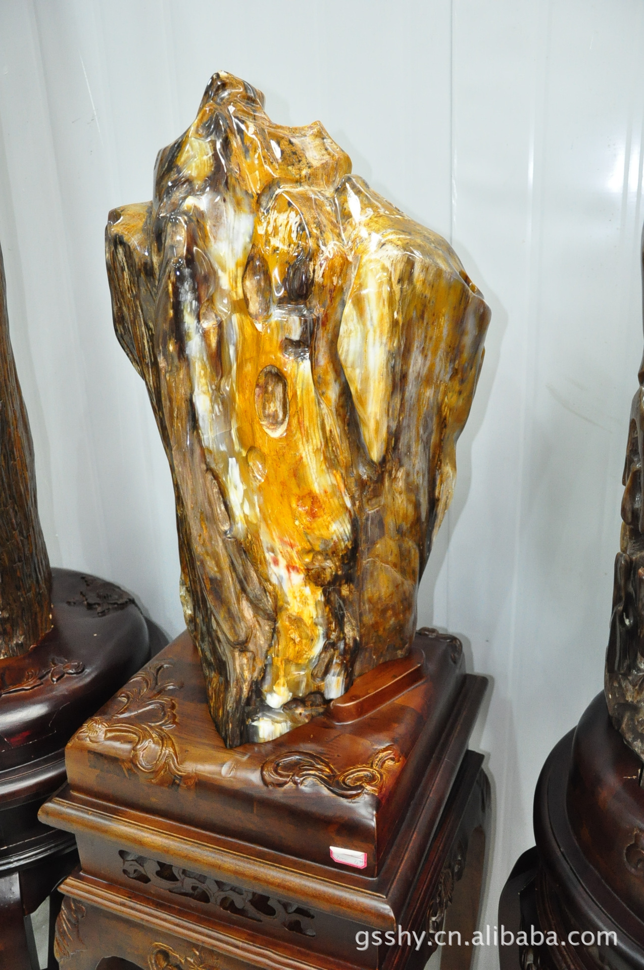 实在 木化石 硅化木 树化玉中型摆件 华泰厂家直销