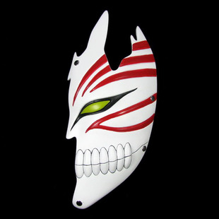 万圣节珍藏版电影主题树脂死神半脸面具虚化一护假面鬼脸面具