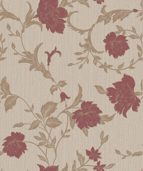 最新无缝墙布花型