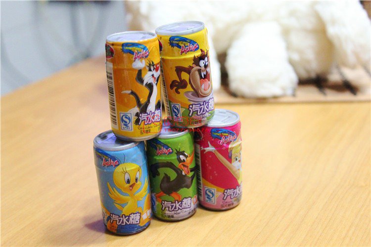 肯的乐7g汽水糖压片型糖果玩具系列 小伙伴们的最爱 整罐40瓶批发