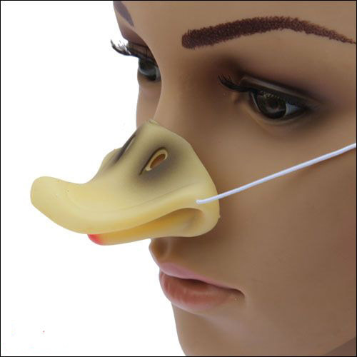 化装舞会用品 动物假鼻子 猪 鸭嘴 鸡狗 熊鼻子 一套 .