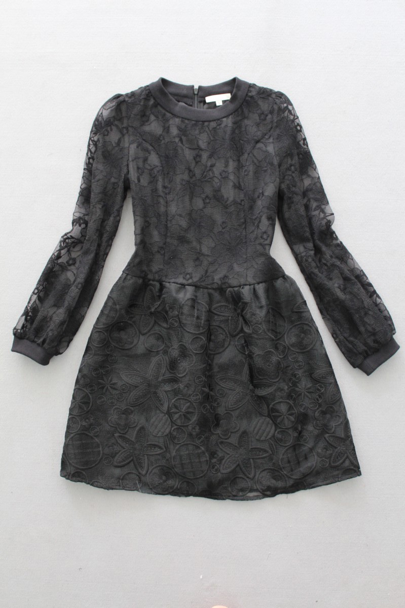 130826-20 deanuo 欧根沙连衣裙 s m l