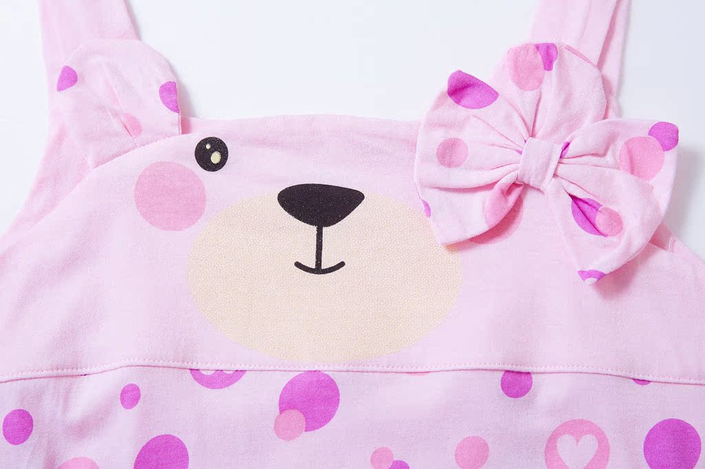 森之鼓2013秋季儿童睡裙 卡通全棉女童睡衣 睡衣纯棉家居服批发图片