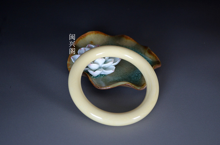 厂家批 高仿河马牙手镯带精细条纹款 果手镯热销款式情侣礼物