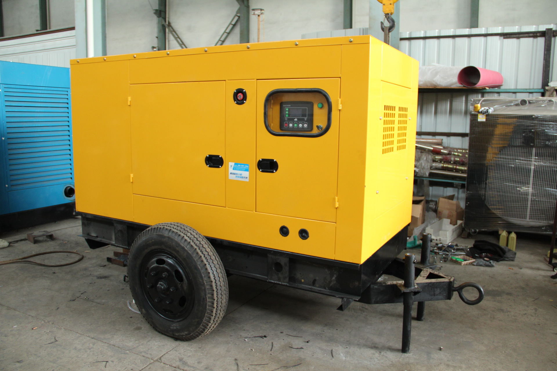 厂家直销:100kw潍坊柴油移动静音发电机组 r6105azld 佛山发电机