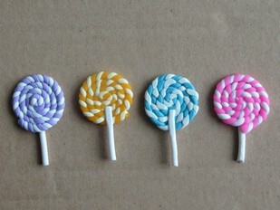 软陶水果条 软陶蛋糕 软陶花 软胶花 diy饰品配件批发