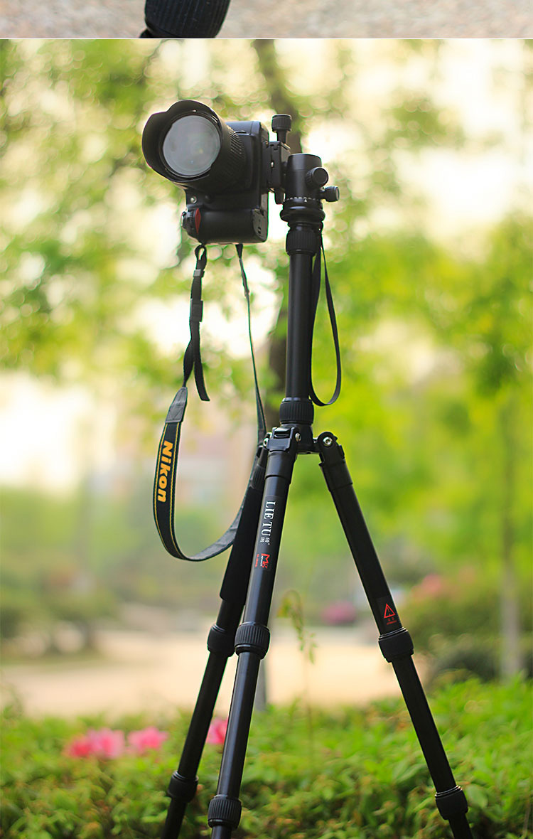 猎图m-2505单反相机三脚架便携数码相机三角架支架云台套装图片_25