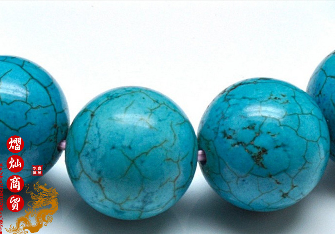 天然水晶饰品手链批发 绿松石/蓝松石手链 男女款 聚合能量