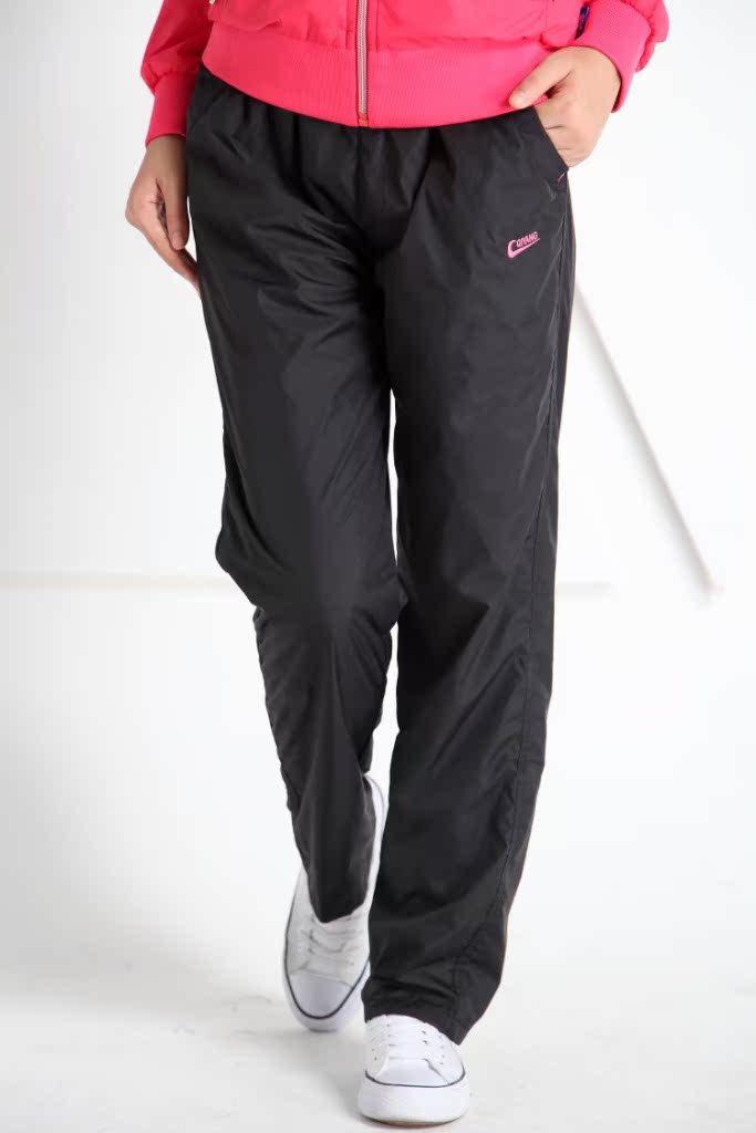 2013新款 春夏新品女士涤纶带里双层户外运动休闲长裤 高档光滑裤