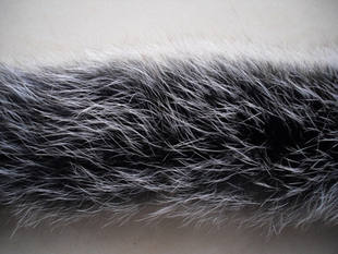 【厂家直销】狐狸毛领毛条 蓝狐毛条帽条 颜色可定 厂家定做_产品详情