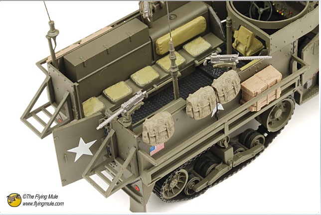 現貨fov 1:32 81009 美軍m3a1半履帶裝甲車 合金模型