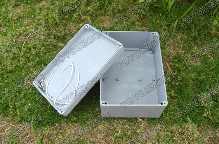 铸铝金属密封过线盒 电源防水接线盒 铝制防水盒300*210*130