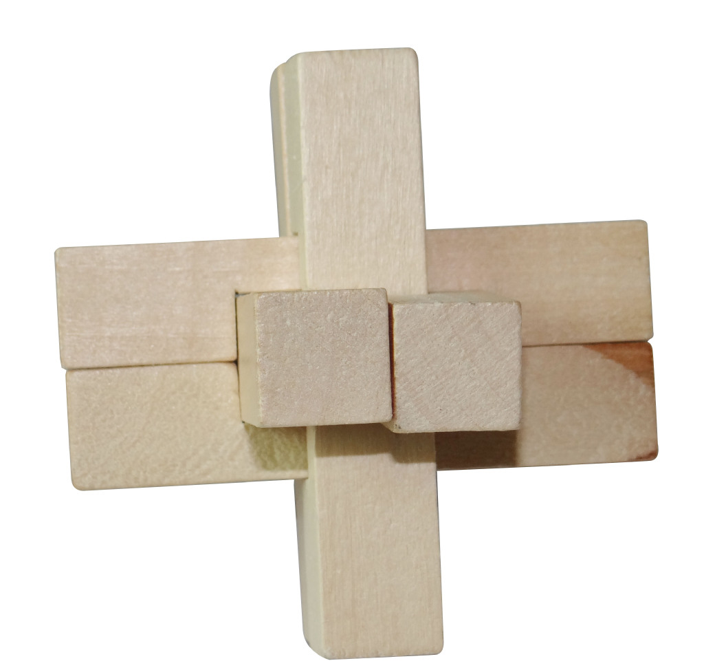 木制三国孔明锁系列 四件套 魔球 孔明球锁中取锁 益知乐品牌