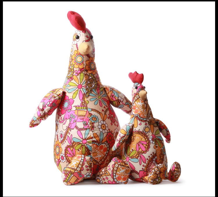 批发gododo长脖高卢鸡布娃娃/布偶布艺/毛绒玩具/节日/婚庆/礼品