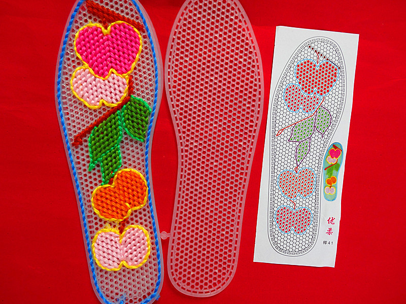 小格塑料网格鞋垫