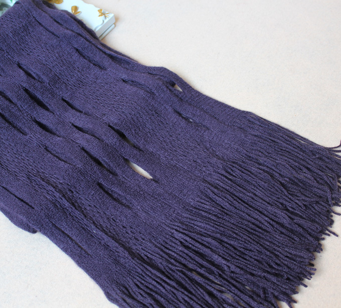 2013秋冬日韩时尚破洞围巾仿羊绒围巾质量超好