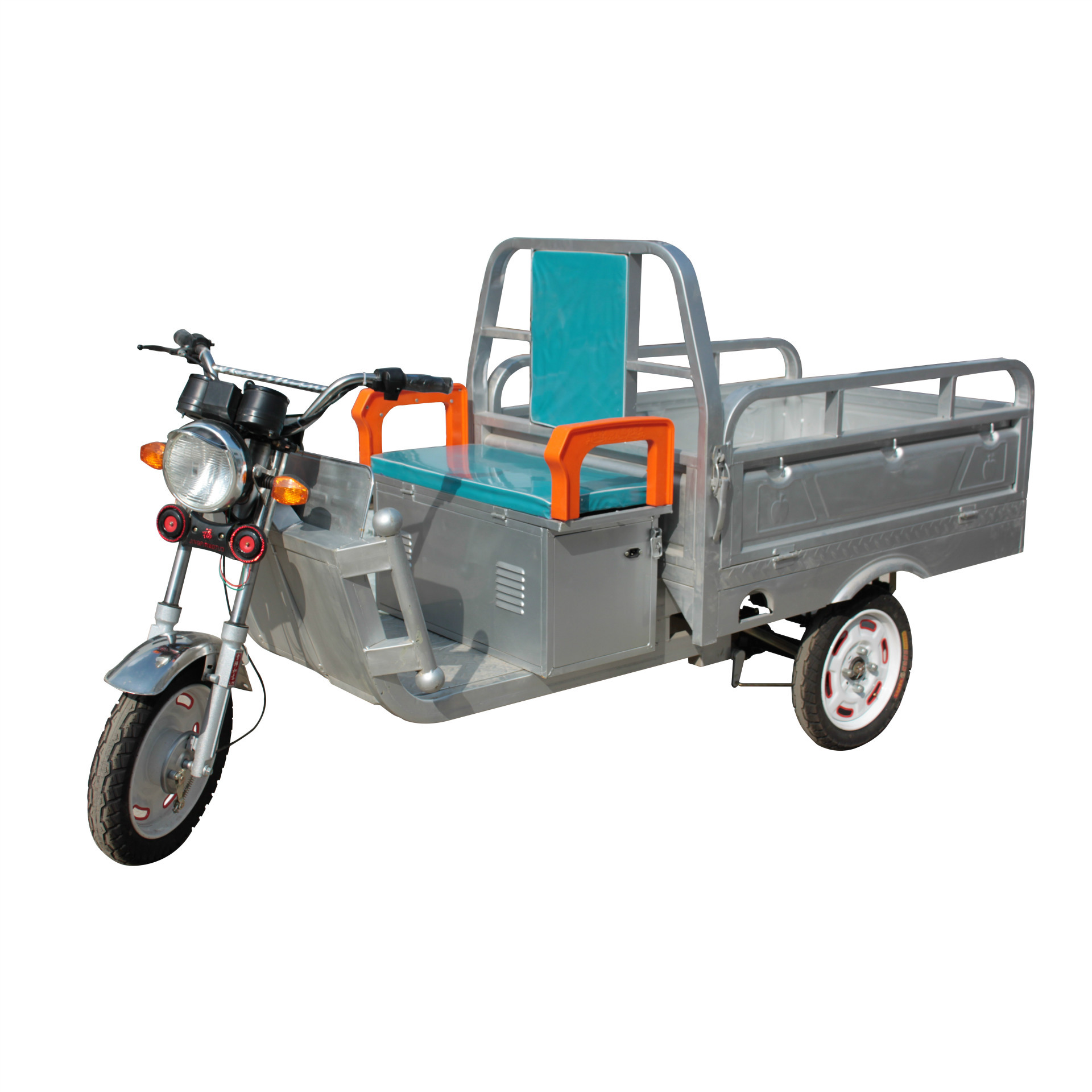 电动三轮车简易款载重王 普通一体弯梁1.3米