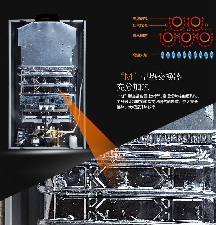 正品乐邦燃气热水器8y11 彩钢印花 简洁大方实用