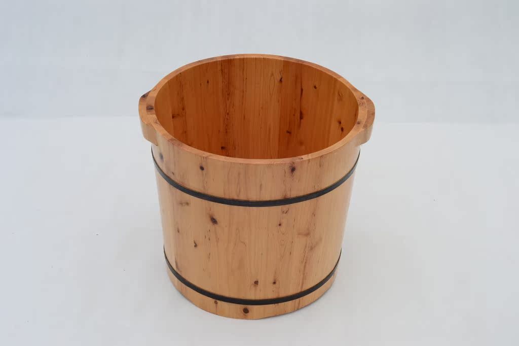 天佑木业 单边腿桶 桑拿木桶 浴足木桶 泡脚盆 双耳木桶 足浴盆