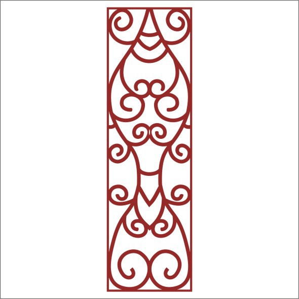 供应电脑雕刻 木雕加工 电脑通花花格 设计图案 长方形