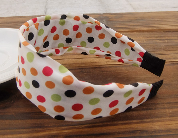 美之梦 韩版发饰蜈蚣头发夹蝴蝶结头饰批发 点点h045 混批 外贸图片