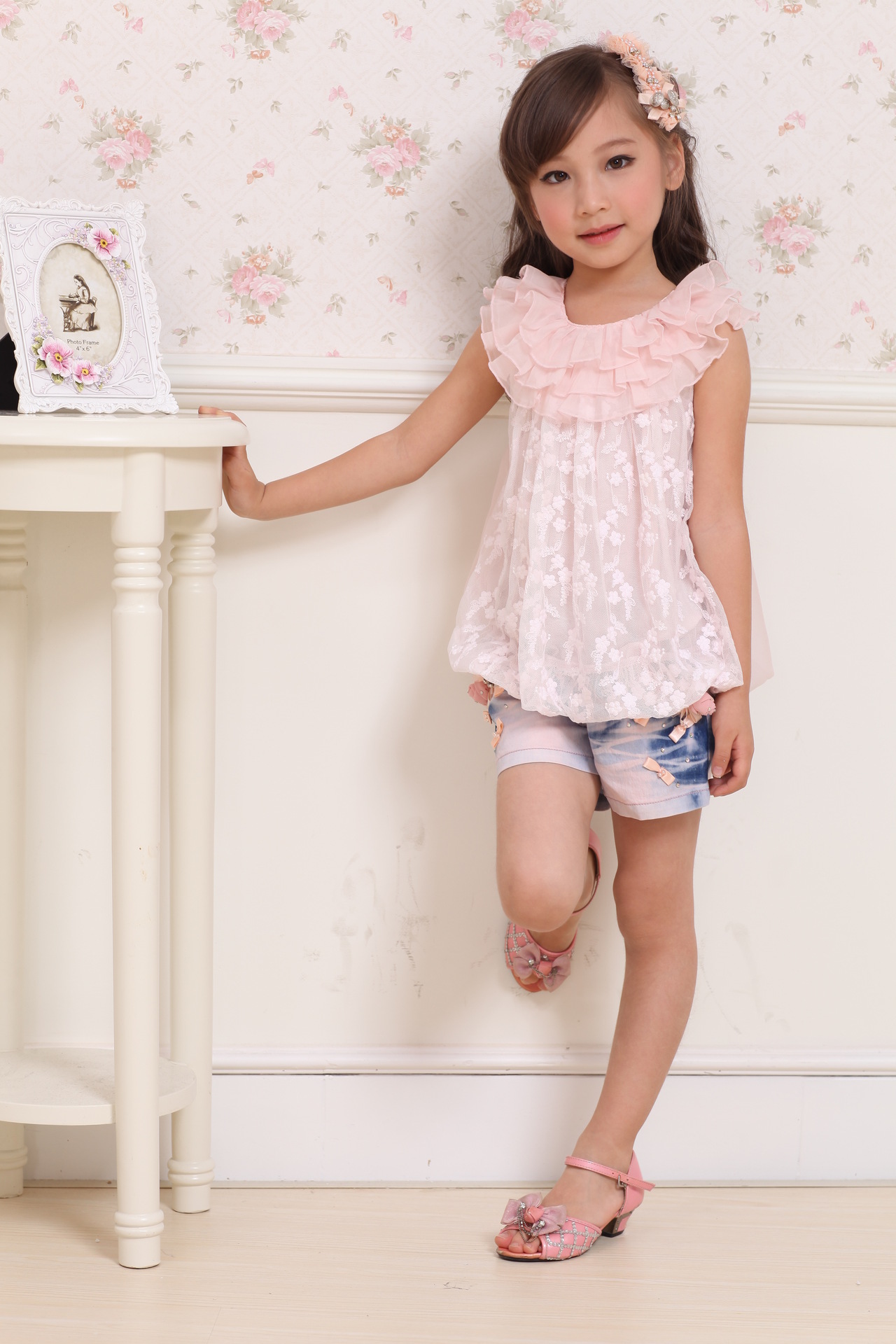 童装牛仔厂家直销夏装新款女童牛仔短裤 小热裤 童装短裤l1062