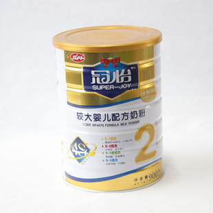 龙丹奶粉 冠怡较大婴儿配方奶粉2段听900g!